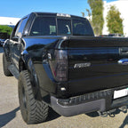 2009-2014 Ford F-150 LED Tail Lights (Chrome Housing/Smoked Lens)