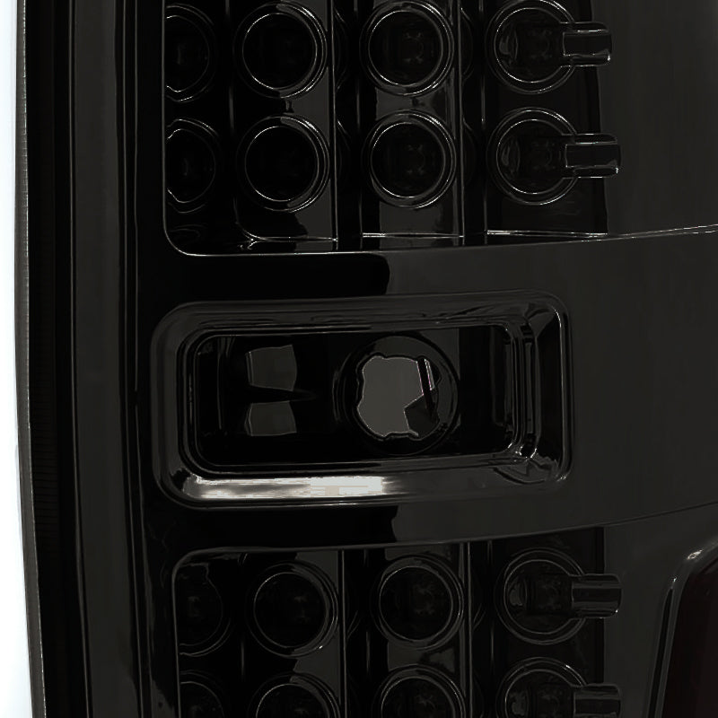 2009-2014 Ford F-150 LED Tail Lights (Chrome Housing/Smoked Lens)
