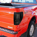 2009-2014 Ford F-150 LED Tail Lights (Chrome Housing/Smoked Lens)