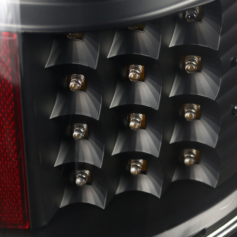 2009-2014 Ford F-150 LED Tail Lights - OZ (Matte Black Housing/Clear Lens)