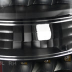 2009-2014 Ford F-150 LED Tail Lights - OZ (Matte Black Housing/Clear Lens)