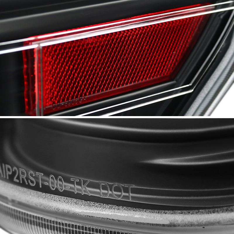 2009-2014 Ford F-150 LED Tail Lights - OZ (Matte Black Housing/Clear Lens)
