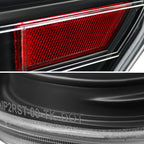 2009-2014 Ford F-150 LED Tail Lights - OZ (Matte Black Housing/Clear Lens)