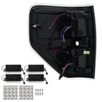 2009-2014 Ford F-150 LED Tail Lights - OZ (Matte Black Housing/Clear Lens)