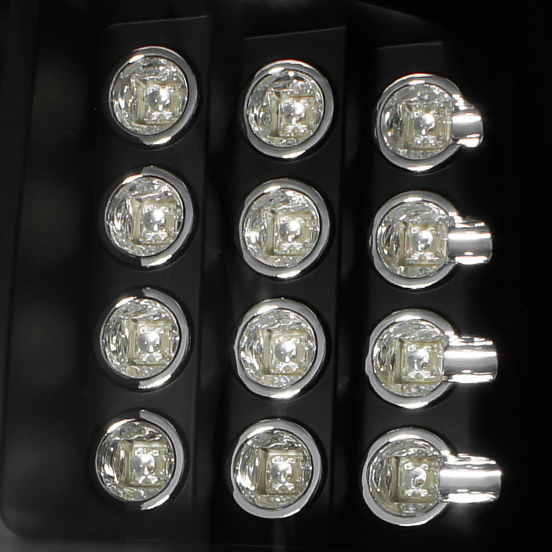 2009-2014 Ford F-150 LED Tail Lights (Matte Black Housing/Clear Lens)