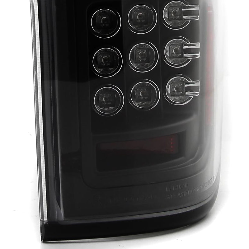 2009-2014 Ford F-150 LED Tail Lights (Matte Black Housing/Clear Lens)