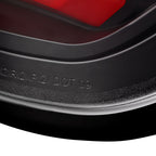 2009-2014 Ford F-150 LED Tail Lights with Red LED Bar (Matte Black Housing/Clear Lens)