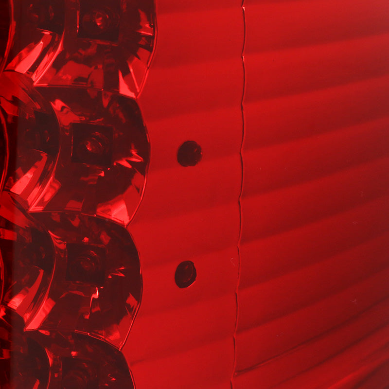 2009-2014 Ford F-150 LED Tail Lights - OZ (Chrome Housing/Red Clear Lens)