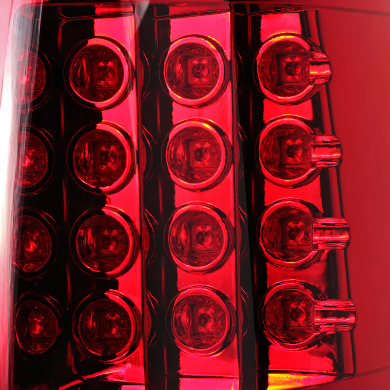2009-2014 Ford F-150 LED Tail Lights (Chrome Housing/Red Lens)