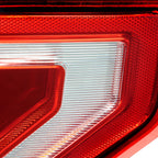 2015-2017 Ford F-150 Factory Style Passenger/Right Replacement Tail Light Assembly (Chrome Housing/Red Clear Lens)