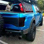 2015-2020 Ford F-150 Red LED Bar Tail Light Assembly (Glossy Black Housing/Smoked Lens)