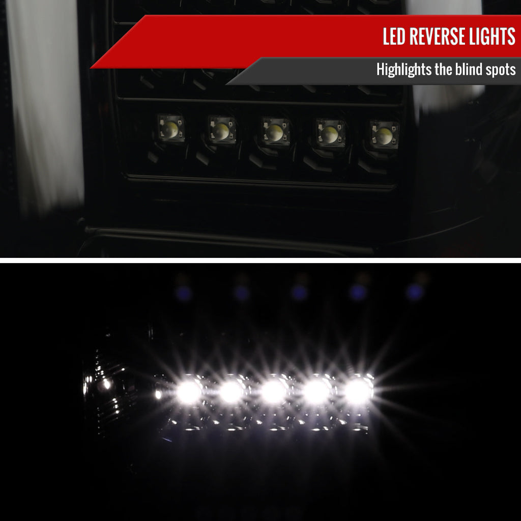 2018-2020 Ford F-150 LED Tail Lights (Glossy Black Housing/Smoked Lens)