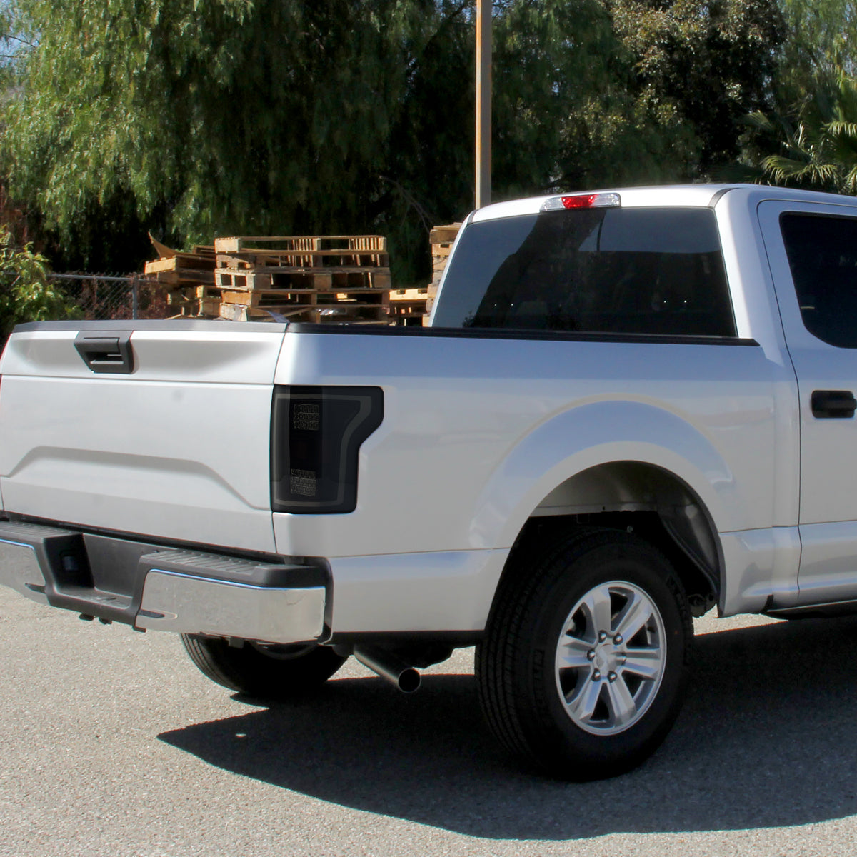 2018-2020 Ford F-150 LED Tail Lights (Glossy Black Housing/Smoked Lens)