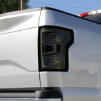 2018-2020 Ford F-150 LED Tail Lights (Chrome Housing/Smoked Lens)