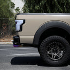 2018-2020 Ford F-150 Sequential Turn Signal Animated White LED Bar Tail Lights (Matte Black Housing/Clear Lens)