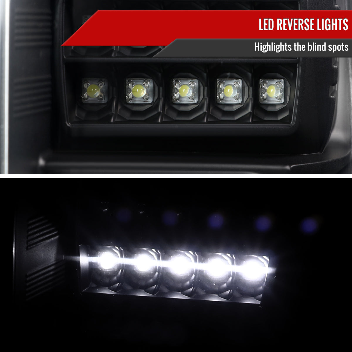 2018-2020 Ford F-150 LED Tail Lights (Matte Black Housing/Clear Lens)