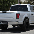 2018-2020 Ford F-150 Sequential Turn Signal Animated Red LED Bar Tail Lights (Black Housing/Smoked Lens)