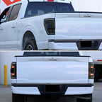 2021??‚??2023 Ford F-150 LED Tail Lights w/ Switchback Sequential Turn Signals (Glossy Black Housing / Smoked Lens)