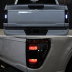 2021??‚??2023 Ford F-150 LED Tail Lights w/ Switchback Sequential Turn Signals (Black Housing / Smoked Lens)