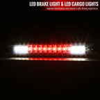 1992-1996 Ford F-150/F-250/F-350/Bronco LED 3rd Brake Light (Chrome Housing/Clear Lens)