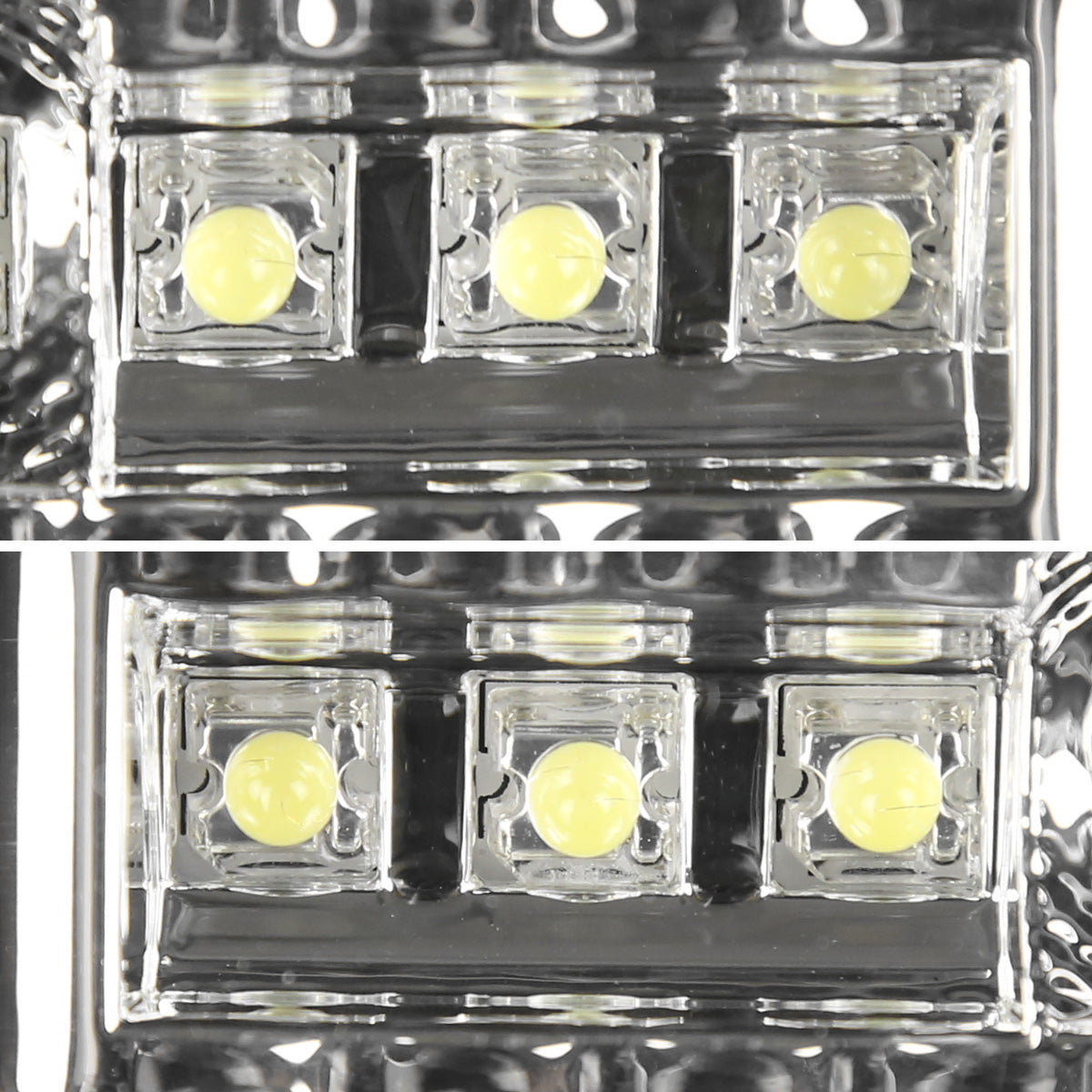 1992-1996 Ford F-150/F-250/F-350/Bronco LED 3rd Brake Light (Chrome Housing/Clear Lens)