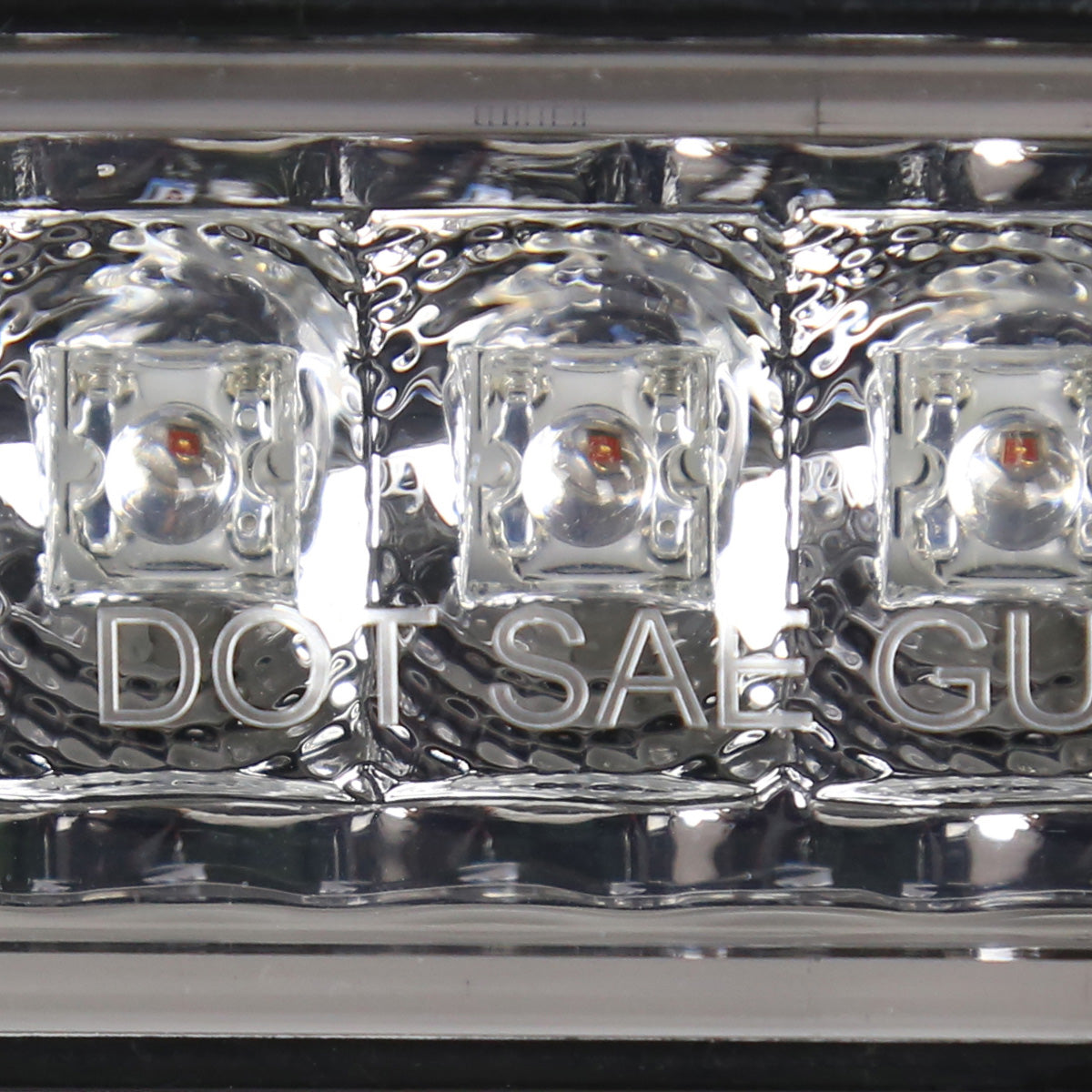 1992-1996 Ford F-150/F-250/F-350/Bronco LED 3rd Brake Light (Chrome Housing/Clear Lens)