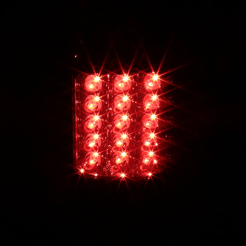 1997-2007 Ford F-150/F-250/F-350/F-450/F-550 Styleside LED Tail Lights (Chrome Housing/Smoked Lens)