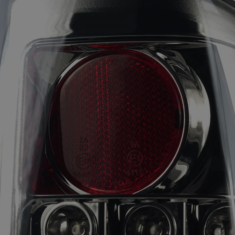 1997-2007 Ford F-150/F-250/F-350/F-450/F-550 Styleside LED Tail Lights (Chrome Housing/Smoked Lens)