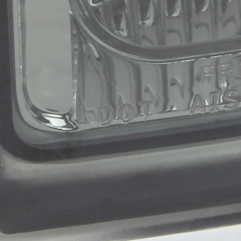 1997-2007 Ford F-150/F-250/F-350/F-450/F-550 Styleside V2 LED Tail Lights - RS (Chrome Housing/Smoked Lens)
