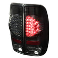 1997-2007 Ford F-150/F-250/F-350/F-450/F-550 Styleside V2 LED Tail Lights - RS (Chrome Housing/Smoked Lens)