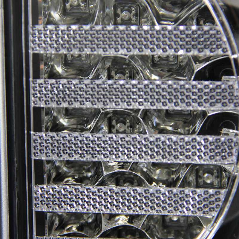 1997-2007 Ford F-150/F-250/F-350/F-450/F-550 Styleside V2 LED Tail Lights - RS (Matte Black Housing/Smoked Lens)