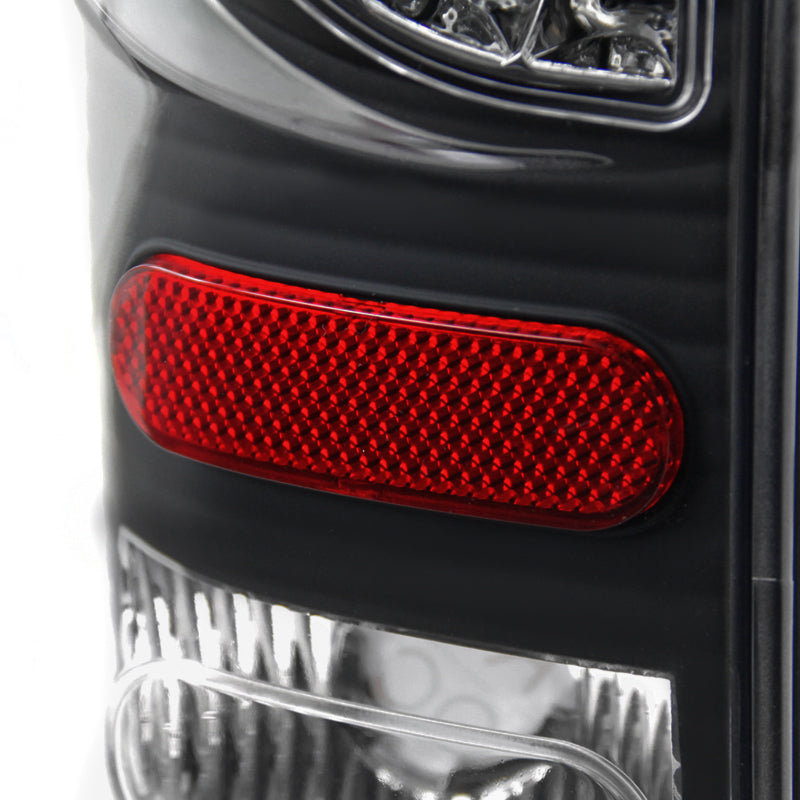 1997-2007 Ford F-150/F-250/F-350/F-450/F-550 Styleside V2 LED Tail Lights - RS (Matte Black Housing/Smoked Lens)