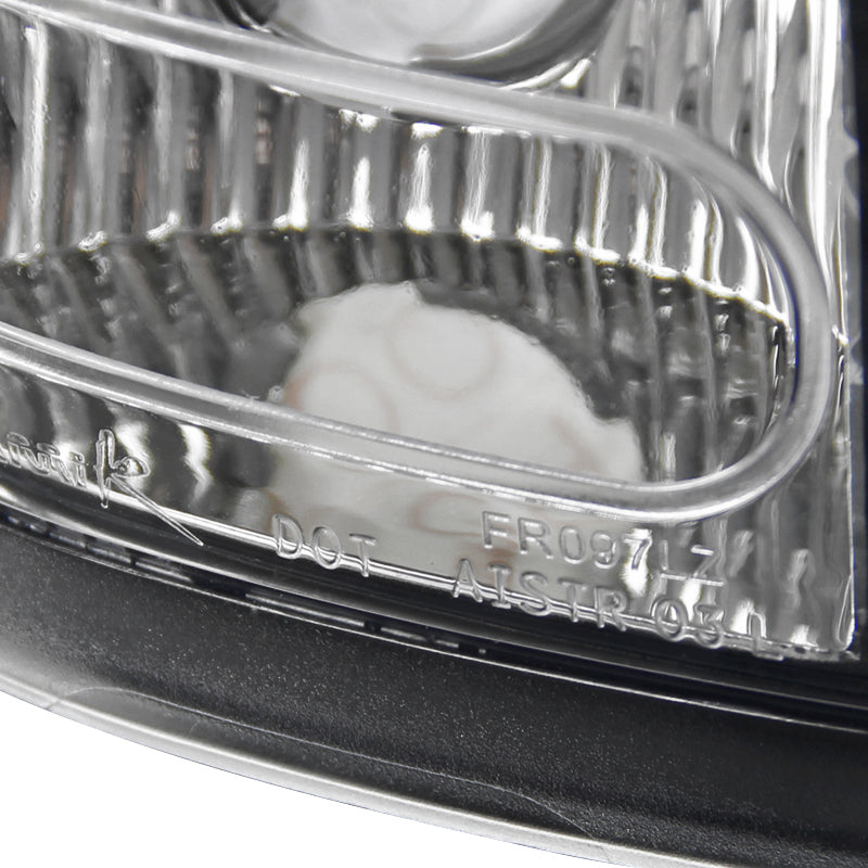 1997-2007 Ford F-150/F-250/F-350/F-450/F-550 Styleside V2 LED Tail Lights - RS (Matte Black Housing/Smoked Lens)