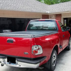 1997-2004 Ford F-150 Flareside Tail Lights (Chrome Housing/Clear Lens)