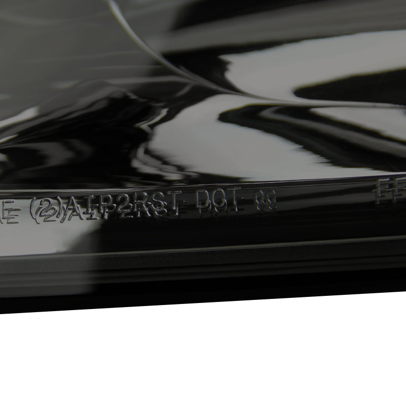 1997-2004 Ford F-150 Flareside Tail Lights (Chrome Housing/Smoked Lens)