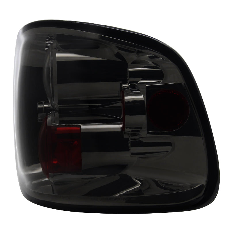 1997-2004 Ford F-150 Flareside Tail Lights (Chrome Housing/Smoked Lens)