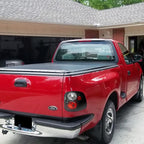 1997-2004 Ford F-150 Flareside Tail Lights (Matte Black Housing/Clear Lens)