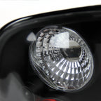 1997-2004 Ford F-150 Flareside Tail Lights (Matte Black Housing/Clear Lens)