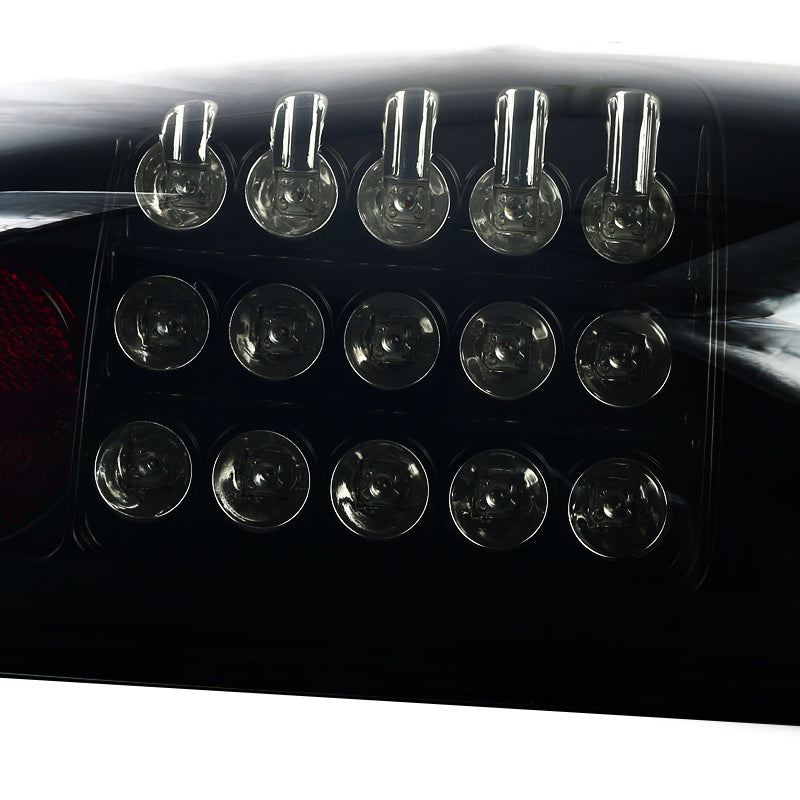2008-2016 Ford F-250/F-350/F-450/F-550 Super Duty LED Tail Lights (Glossy Black Housing/Smoked Lens)