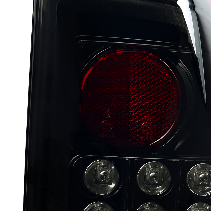 2008-2016 Ford F-250/F-350/F-450/F-550 Super Duty LED Tail Lights (Glossy Black Housing/Smoked Lens)