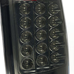 2008-2016 Ford F-250/F-350/F-450/F-550 Super Duty LED Tail Lights (Chrome Housing/Smoked Lens)