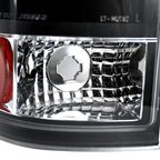 2008-2016 Ford F-250/F-350/F-450/F-550 Super Duty LED Tail Lights (Matte Black Housing/Clear Lens)