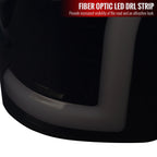 2017-2019 Ford F-250/F-350/F-450/F-550 LED Bar Tail Lights (Glossy Black Housing/Dark Smoked Lens)