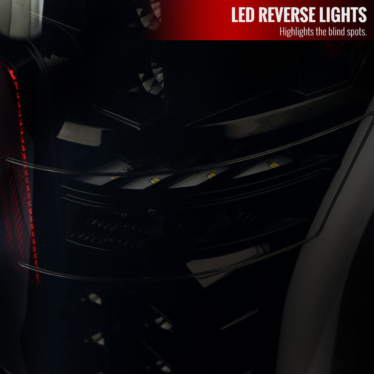 2017-2019 Ford F-250/F-350/F-450/F-550 LED Bar Tail Lights (Glossy Black Housing/Dark Smoked Lens)