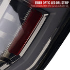 2017-2019 Ford F-250/F-350/F-450/F-550 Super Duty LED Bar Tail Lights (Chrome Housing/Smoked Lens)