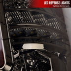 2017-2019 Ford F-250/F-350/F-450/F-550 Super Duty LED Bar Tail Lights (Chrome Housing/Smoked Lens)