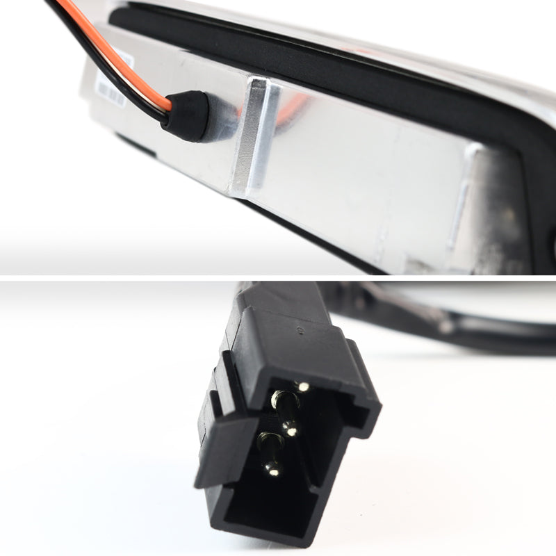 1993-2016 Ford F-250/F-350/F-450/F-550/Ranger Mazda B Series Pickup LED 3rd Brake Tail Light - CY (Chrome Housing/Clear Lens)