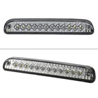1993-2016 Ford F-250/F-350/F-450/F-550/Ranger Mazda B Series Pickup LED 3rd Brake Tail Light (Chrome Housing/Clear Lens)