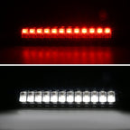 1993-2016 Ford F-250/F-350/F-450/F-550/Ranger Mazda B Series Pickup LED 3rd Brake Tail Light - CY (Chrome Housing/Smoked Lens)