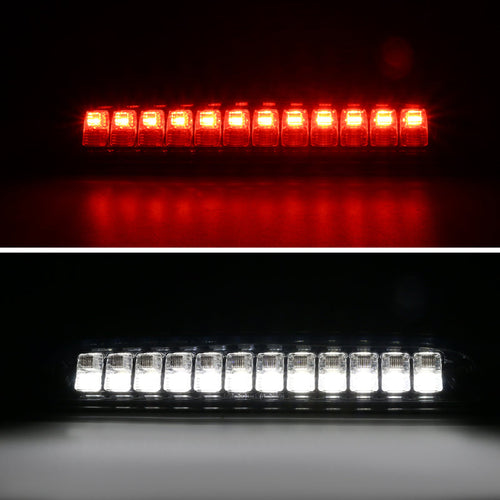 1993-2016 Ford F-250/F-350/F-450/F-550/Ranger Mazda B Series Pickup LED 3rd Brake Tail Light - CY (Chrome Housing/Smoked Lens)